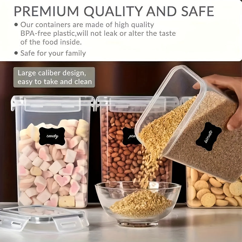 Airtight Food Storage Containers - 24 Piece BPA-Free Plastic Canisters