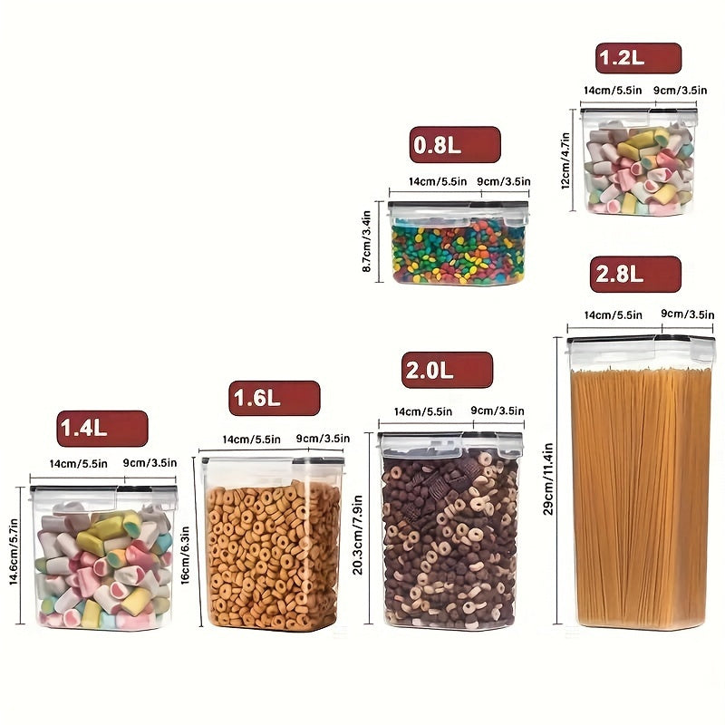 Airtight Food Storage Containers - 24 Piece BPA-Free Plastic Canisters