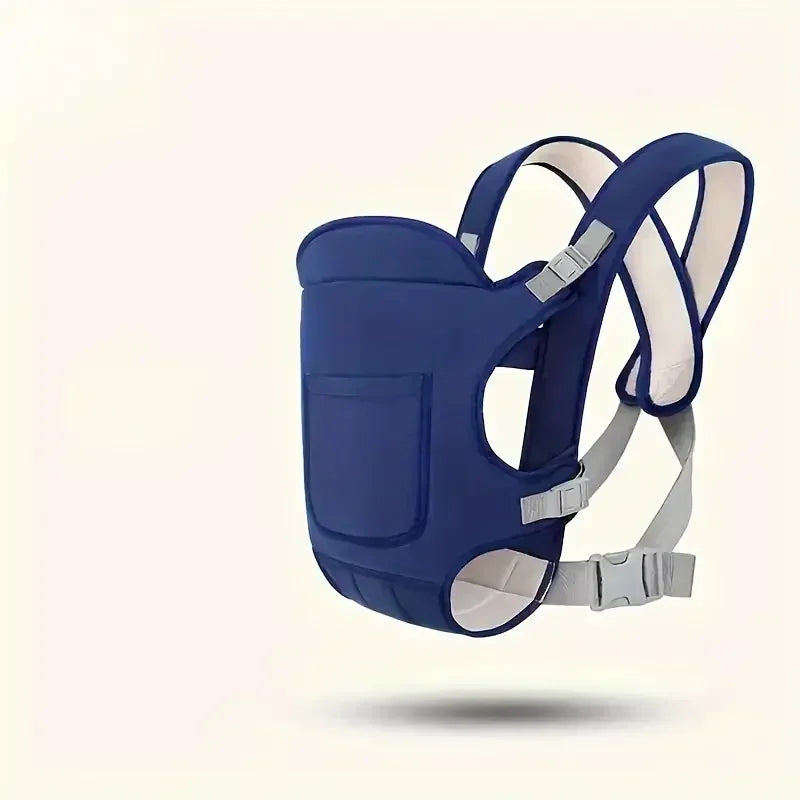 4-in-1 Ergonomic Baby Carrier Backpack - Breathable Newborn Sling, Hipseat, Waist Belt, and Versatile Carry Options