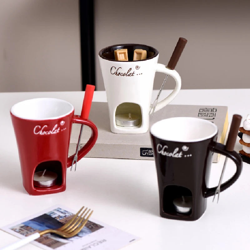 Ceramic Chocolate Fondue Mug