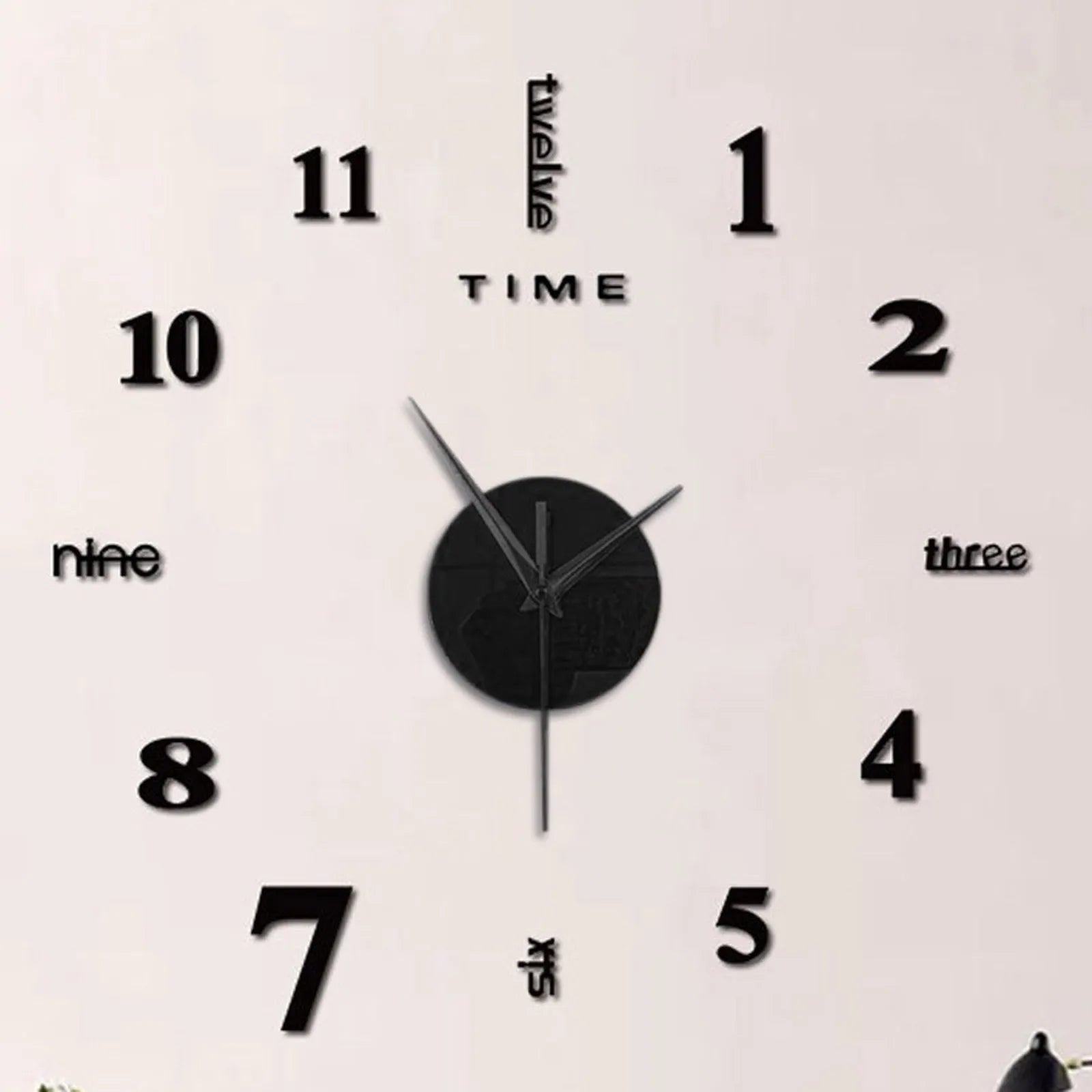 Frameless DIY 3D Wall Clock – Modern Mirror Surface Silent Quartz Clock for Home & Office