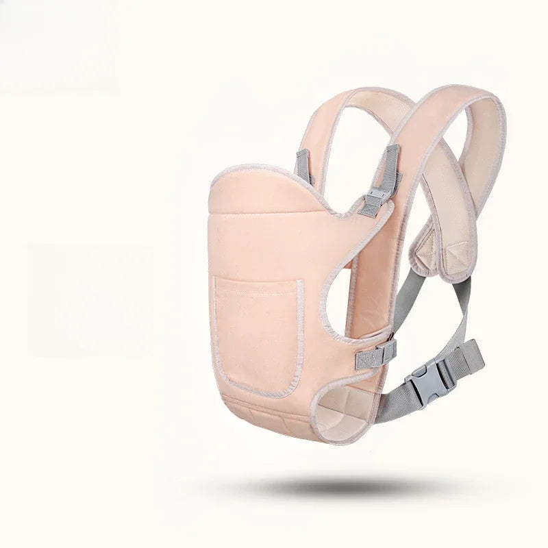 4-in-1 Ergonomic Baby Carrier Backpack - Breathable Newborn Sling, Hipseat, Waist Belt, and Versatile Carry Options