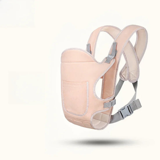 4-in-1 Ergonomic Baby Carrier Backpack - Breathable Newborn Sling, Hipseat, Waist Belt, and Versatile Carry Options