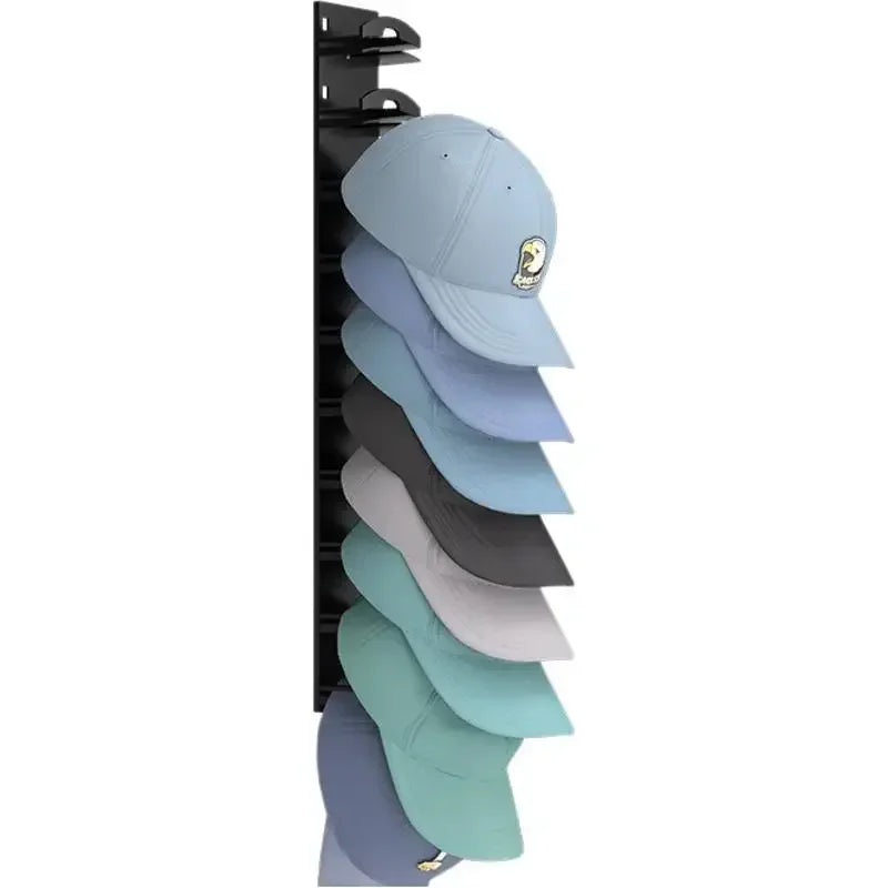10-Grid Wall Mounted Cap Rack