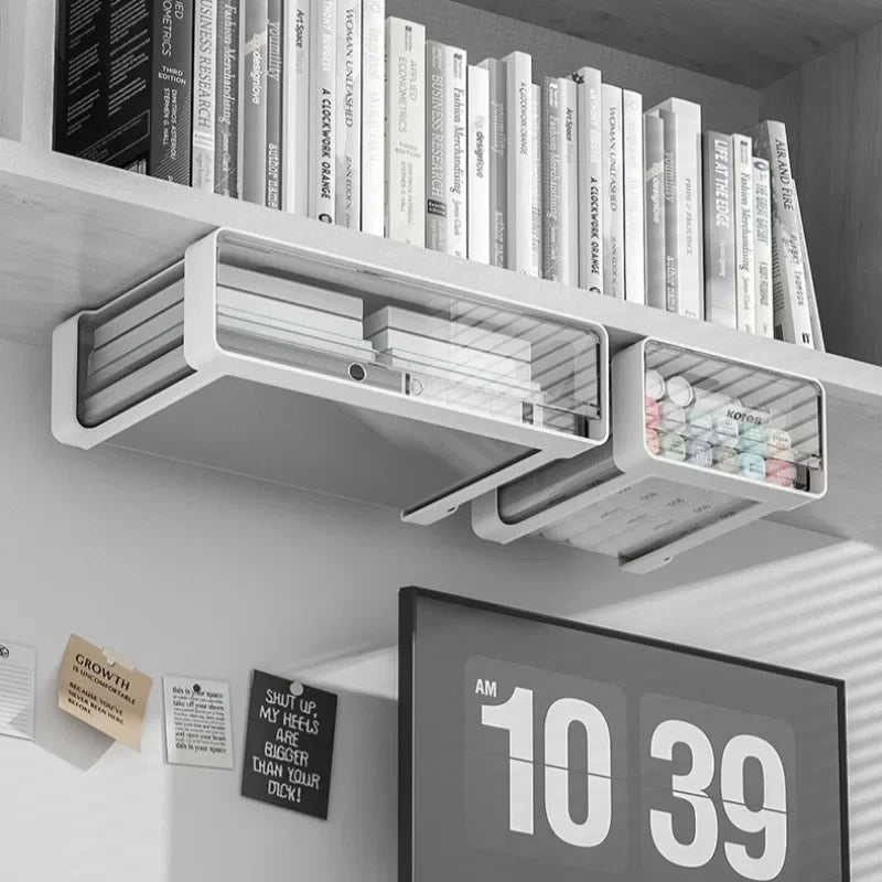 Punch-Free Under Desk Storage