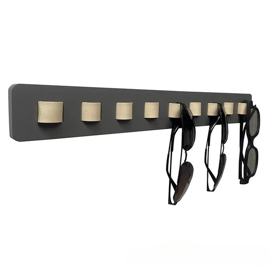 Wooden Wall-Mounted Eyeglass Storage Rack