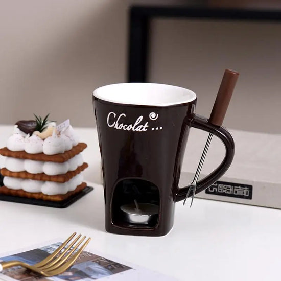 Ceramic Chocolate Fondue Mug