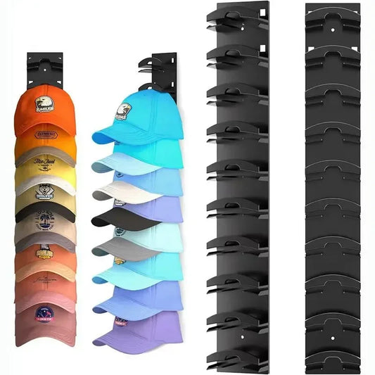10-Grid Wall Mounted Cap Rack