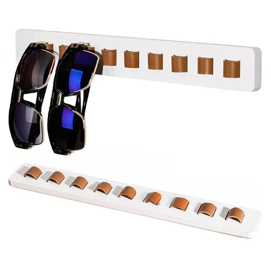 Wooden Wall-Mounted Eyeglass Storage Rack