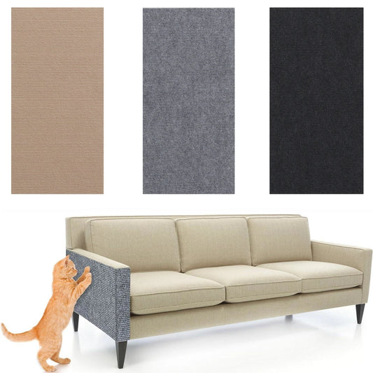 Anti-Scratch Cat Mat –– Self-Adhesive, Trimmable Furniture Protector for Cats