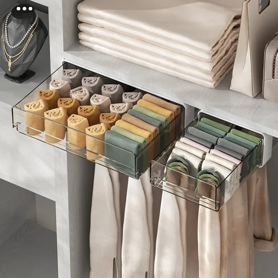 Punch-Free Under Desk Storage