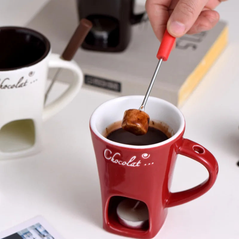Ceramic Chocolate Fondue Mug