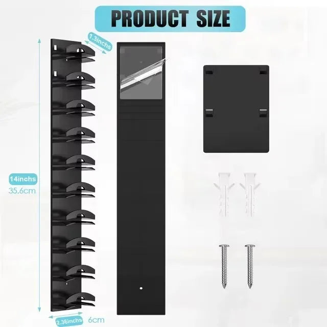 10-Grid Wall Mounted Cap Rack