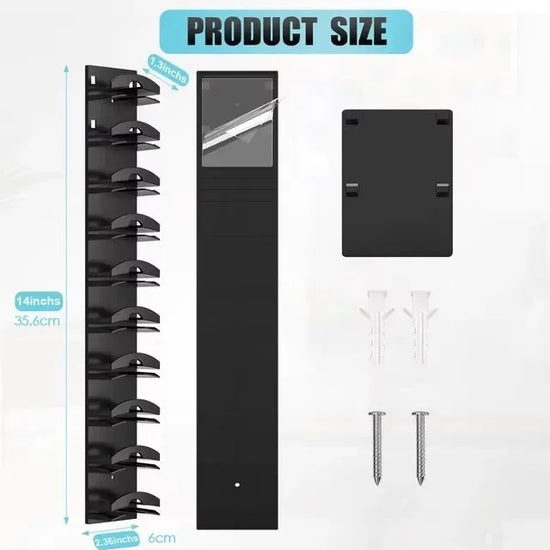 10-Grid Wall Mounted Cap Rack