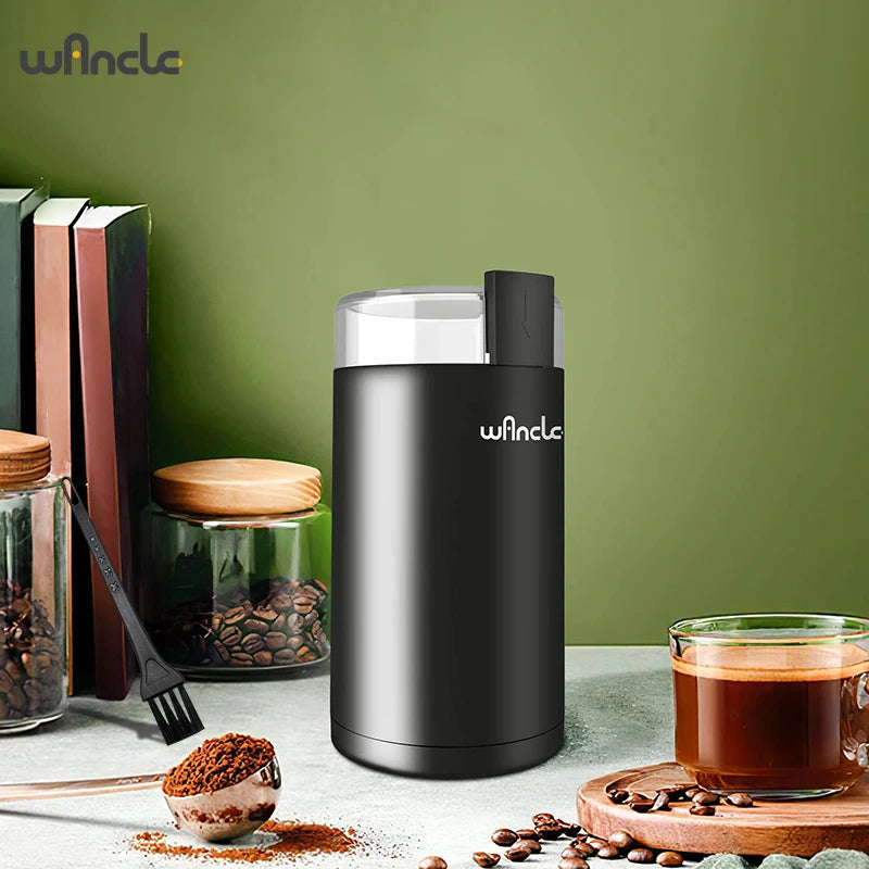 200W High-Power Coffee Grinder Household Multifunctional Coffee Bean Grinder Machine Home Appliance Kitchen Tools 220V/120V