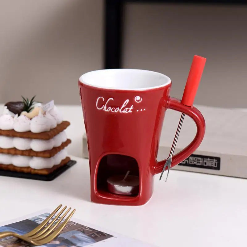 Ceramic Chocolate Fondue Mug