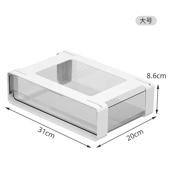 Punch-Free Under Desk Storage