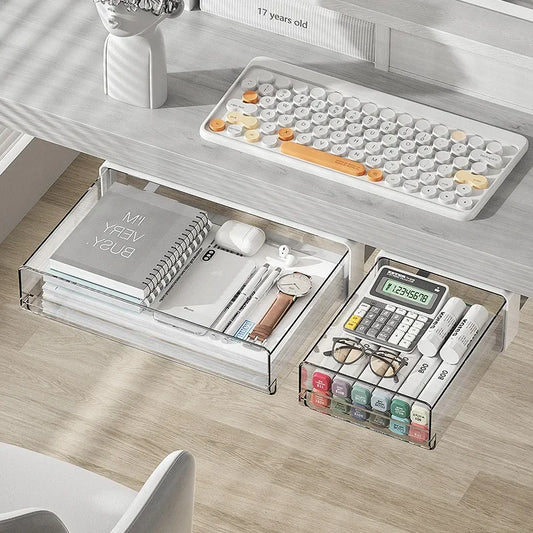 Punch-Free Under Desk Storage