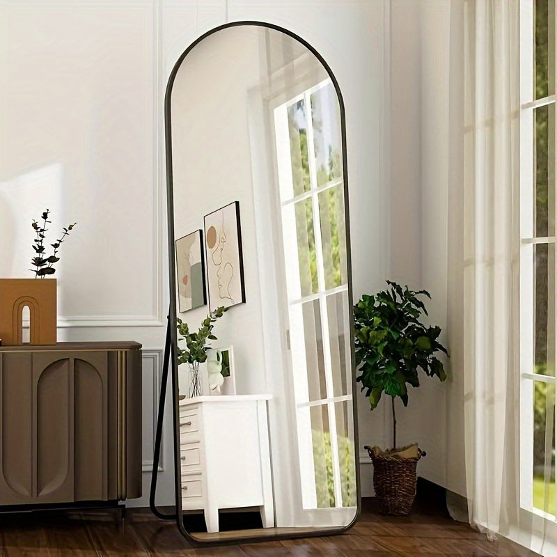Classic Vertical Full Length Mirror – Floor Mount, Rectangle Shape, No Electricity Required, Glass Surface for Home, Hotel, and Bathroom