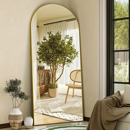 Classic Vertical Full Length Mirror – Floor Mount, Rectangle Shape, No Electricity Required, Glass Surface for Home, Hotel, and Bathroom