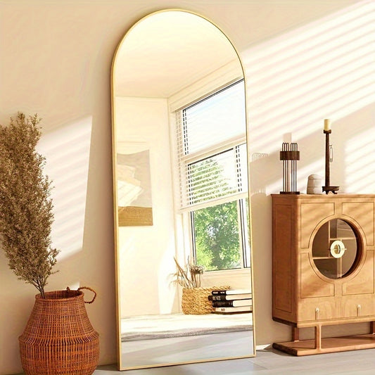 Classic Vertical Full Length Mirror – Floor Mount, Rectangle Shape, No Electricity Required, Glass Surface for Home, Hotel, and Bathroom